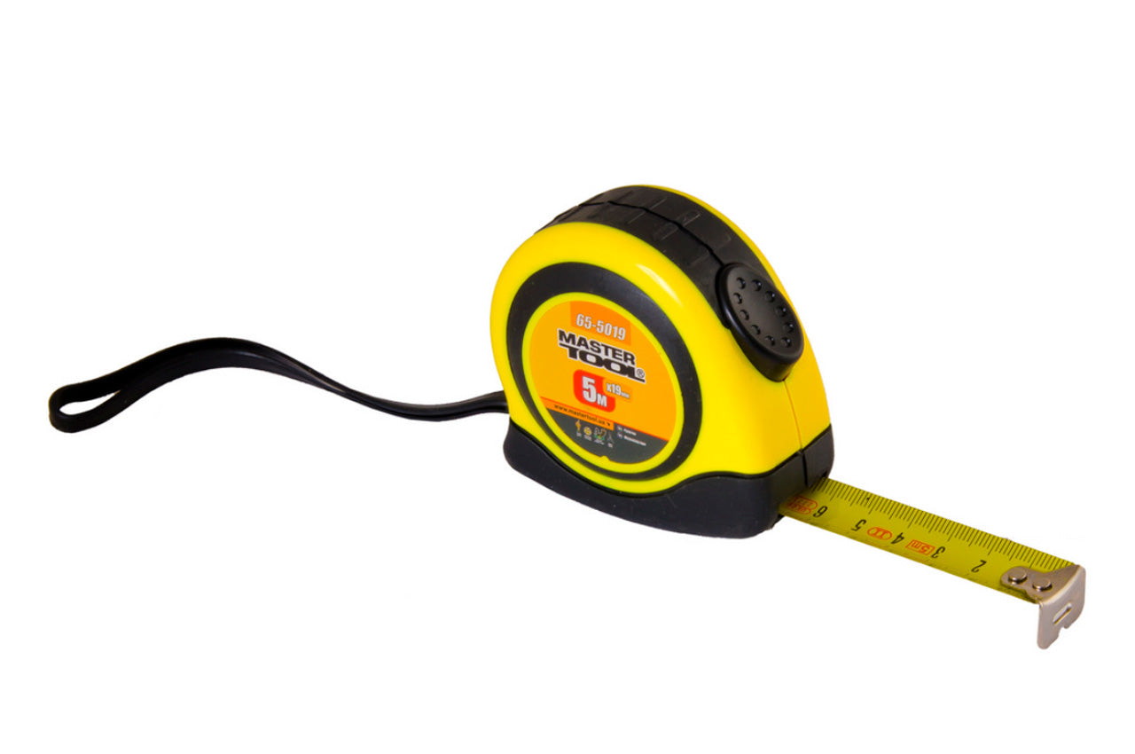 Рулетка Mastertool - 5 м х 19 мм автостоп