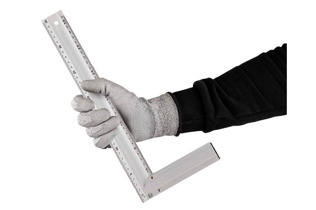 Угольник Intertool - 350 мм алюминиевый