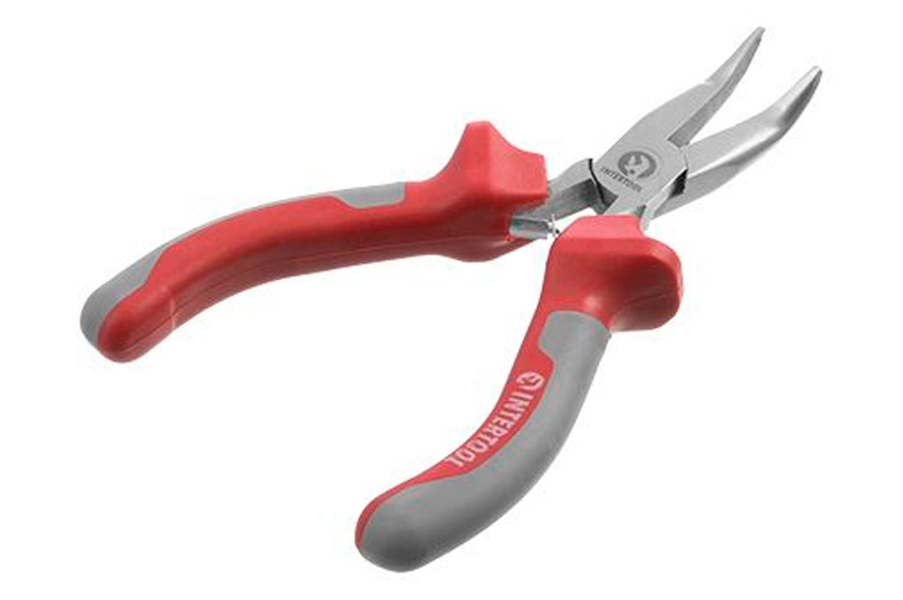 Щипцы изогнутые Intertool - 115 мм Pro