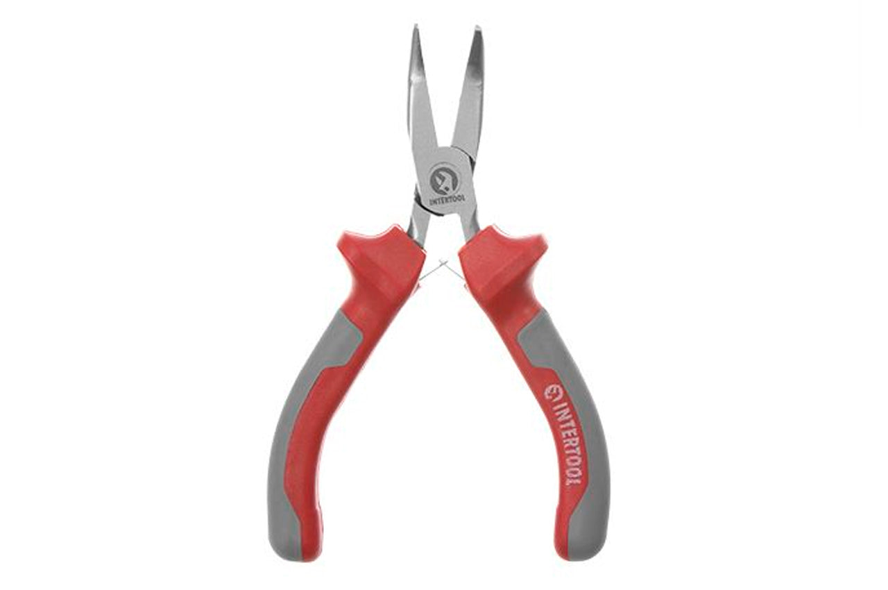 Щипцы изогнутые Intertool - 115 мм Pro