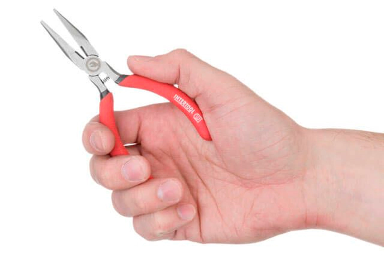 Щипцы удлиненные прямые Intertool - 115 мм