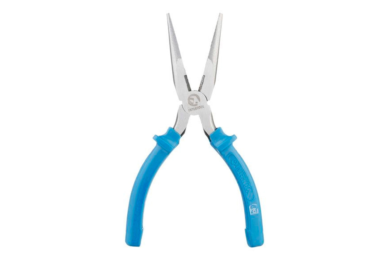 Щипцы удлиненные прямые Intertool - 180 мм American type