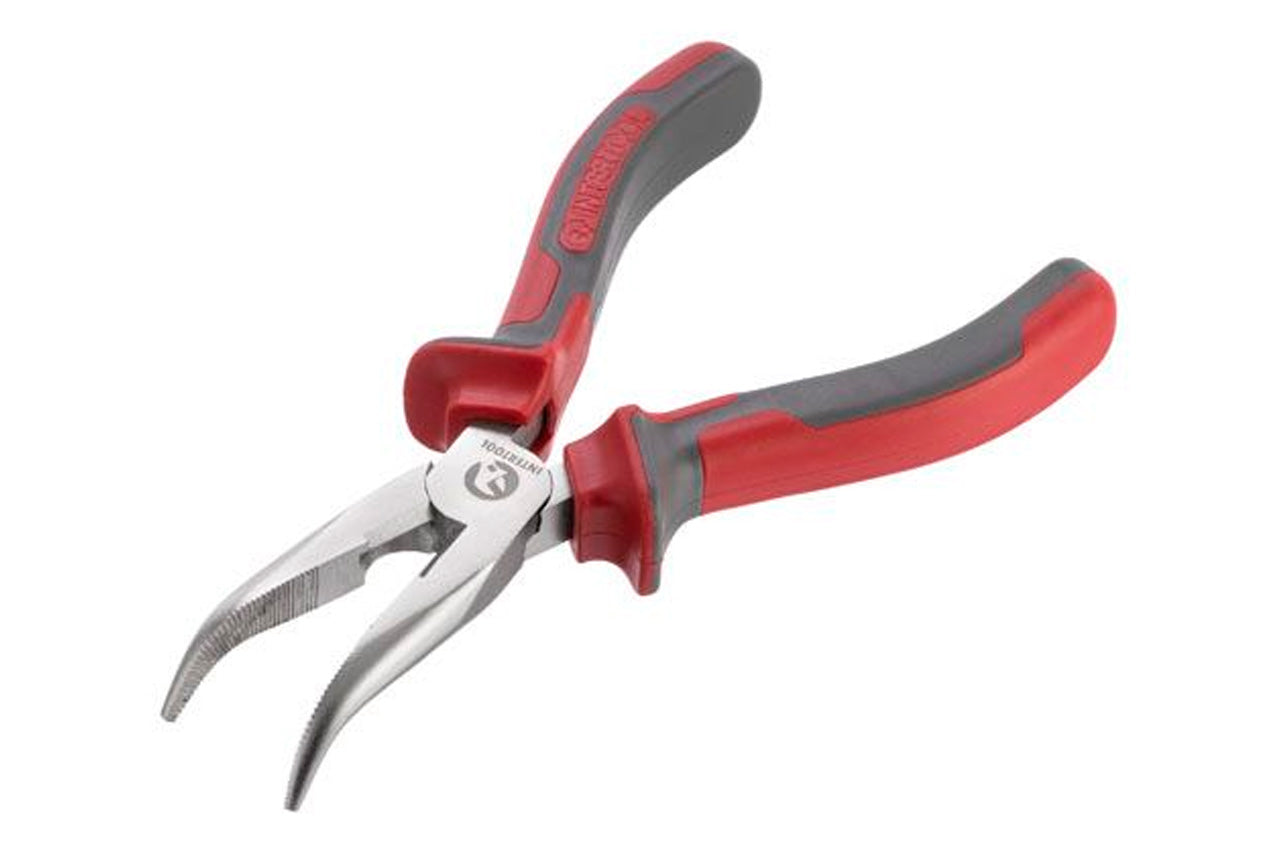 Щипцы удлиненные изогнутые Intertool - 160 мм