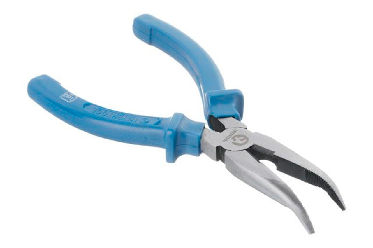 Щипцы удлиненные изогнутые Intertool - 160 мм American type