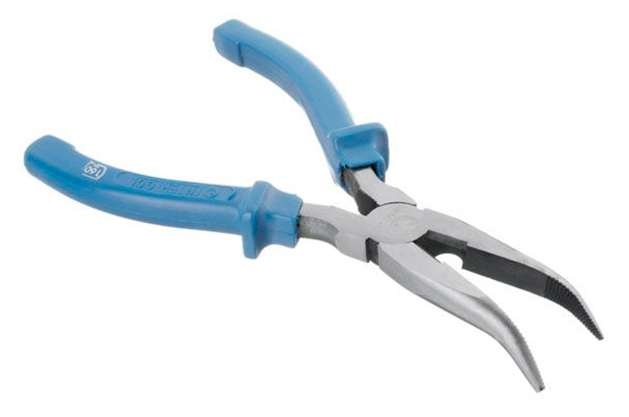 Щипцы удлиненные изогнутые Intertool - 180 мм American type
