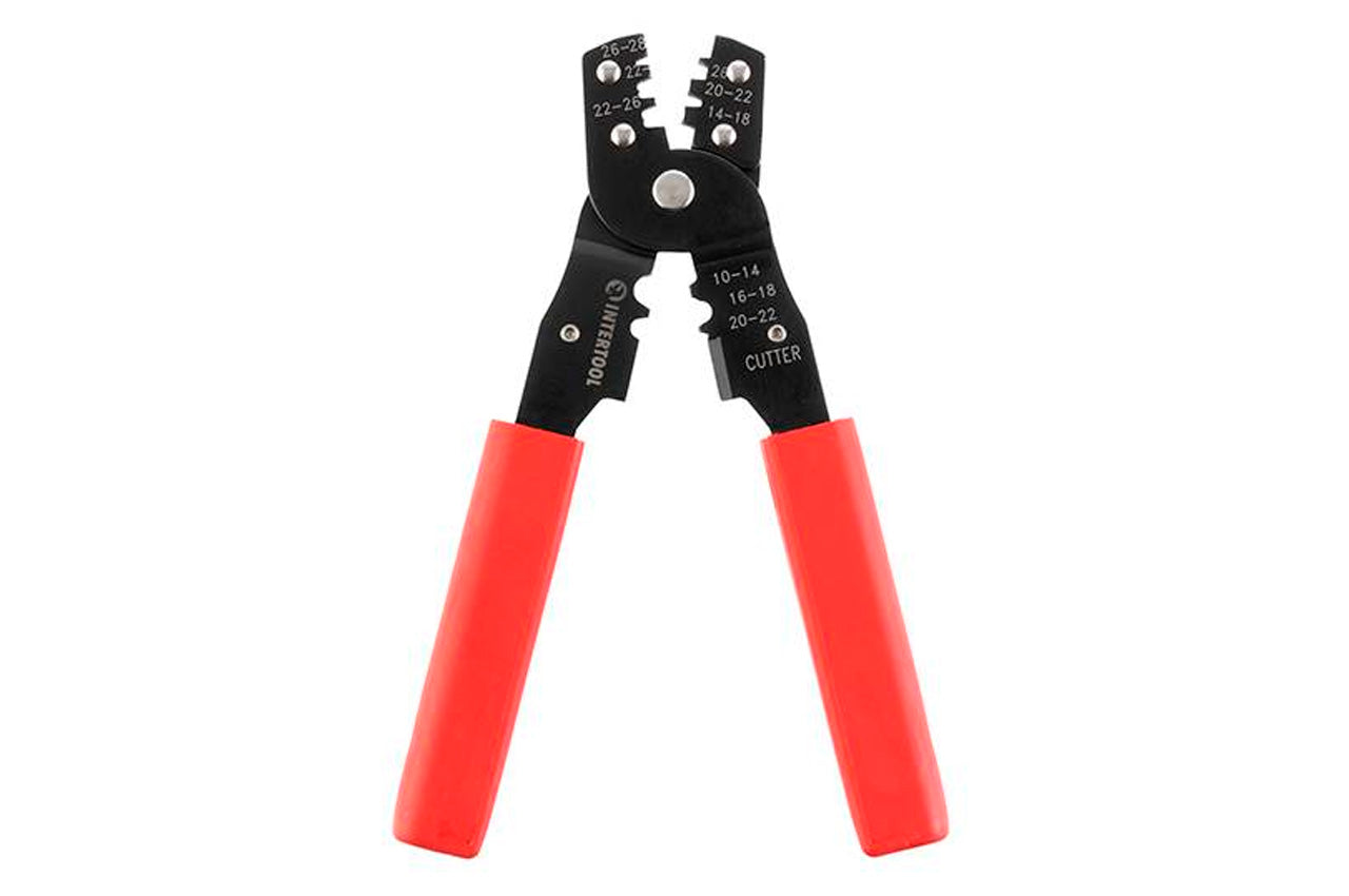 Клещи для обжима контактов Intertool - 180 мм 0,08-5 мм²