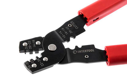 Клещи для обжима контактов Intertool - 180 мм 0,08-5 мм²