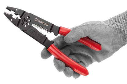 Клещи для обжима контактов Intertool - 210 мм 0,5-6 мм²