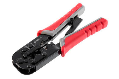 Клещи для опрессовки штекеров Intertool - RJ11 (4P), RJ12 (6P), RJ45 (8P)