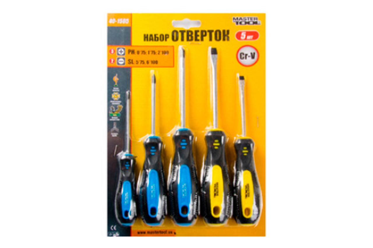 Набір викруток Mastertool - 5 шт.