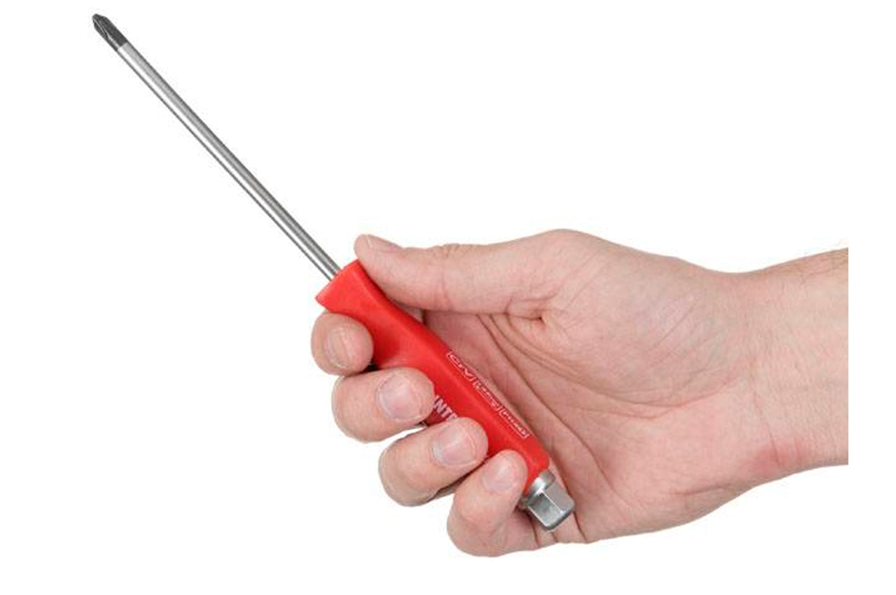 Отвертка Intertool - крестовая ударная PH2 х 125 мм