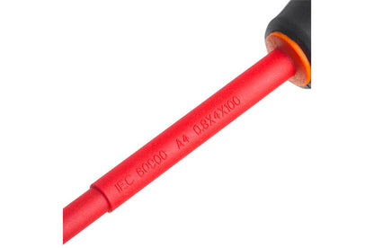 Отвертка Intertool - шлицевая SL4 х 100 мм 1000 В