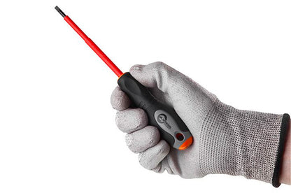 Отвертка Intertool - шлицевая SL4 х 100 мм 1000 В