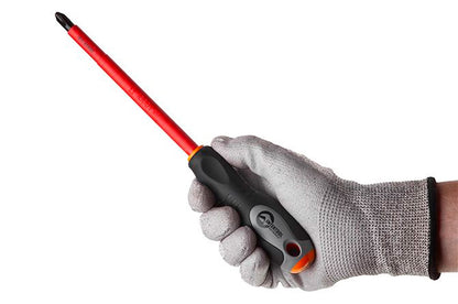 Отвертка Intertool - крестовая PH3 х 150 мм 1000 В диэлектрическая