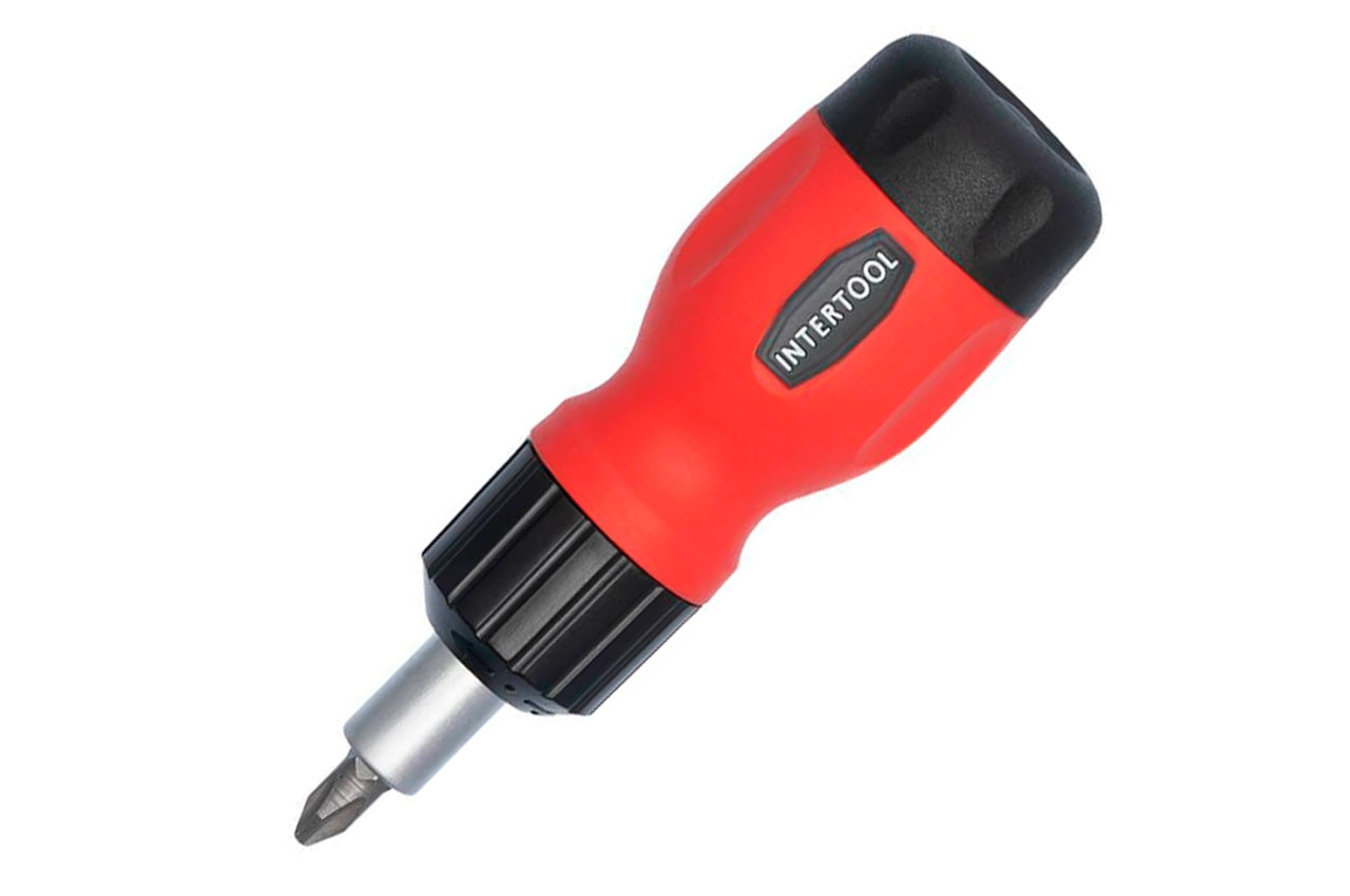 Отвертка Intertool - реверсивная 6 ед.