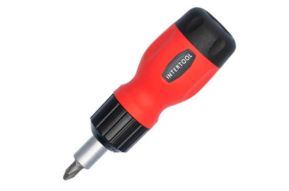Отвертка Intertool - реверсивная 6 ед.