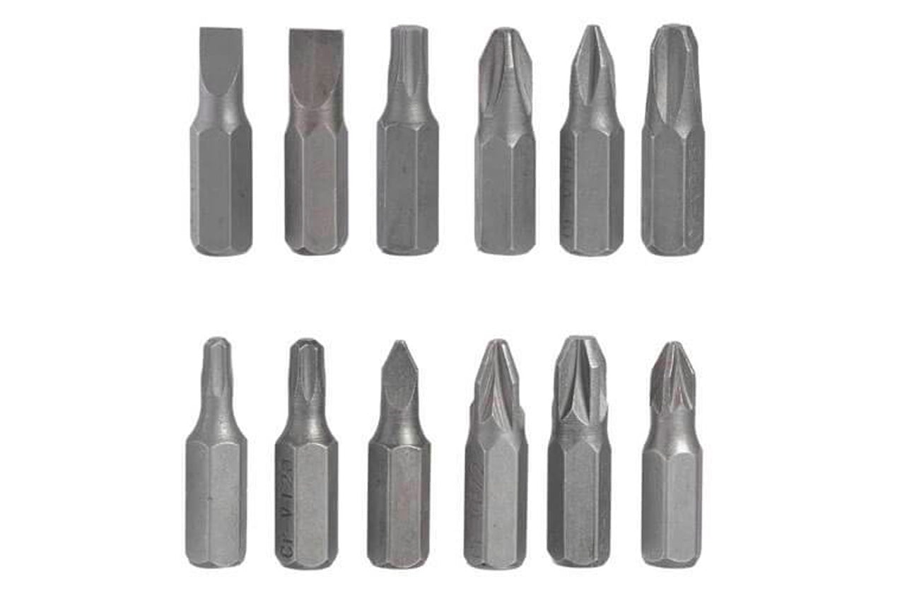 Отвертка Intertool - реверсивная 12 ед.