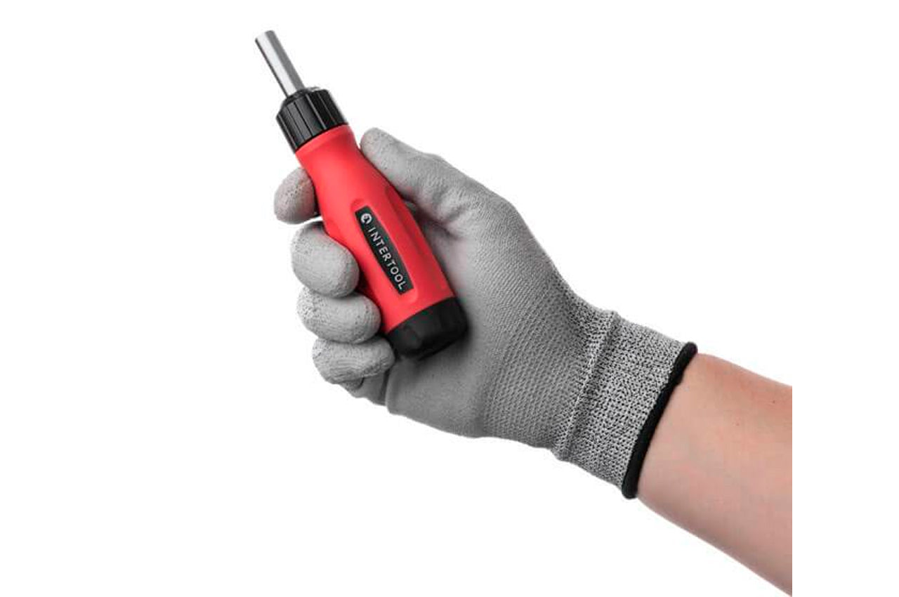 Отвертка Intertool - реверсивная 12 ед.