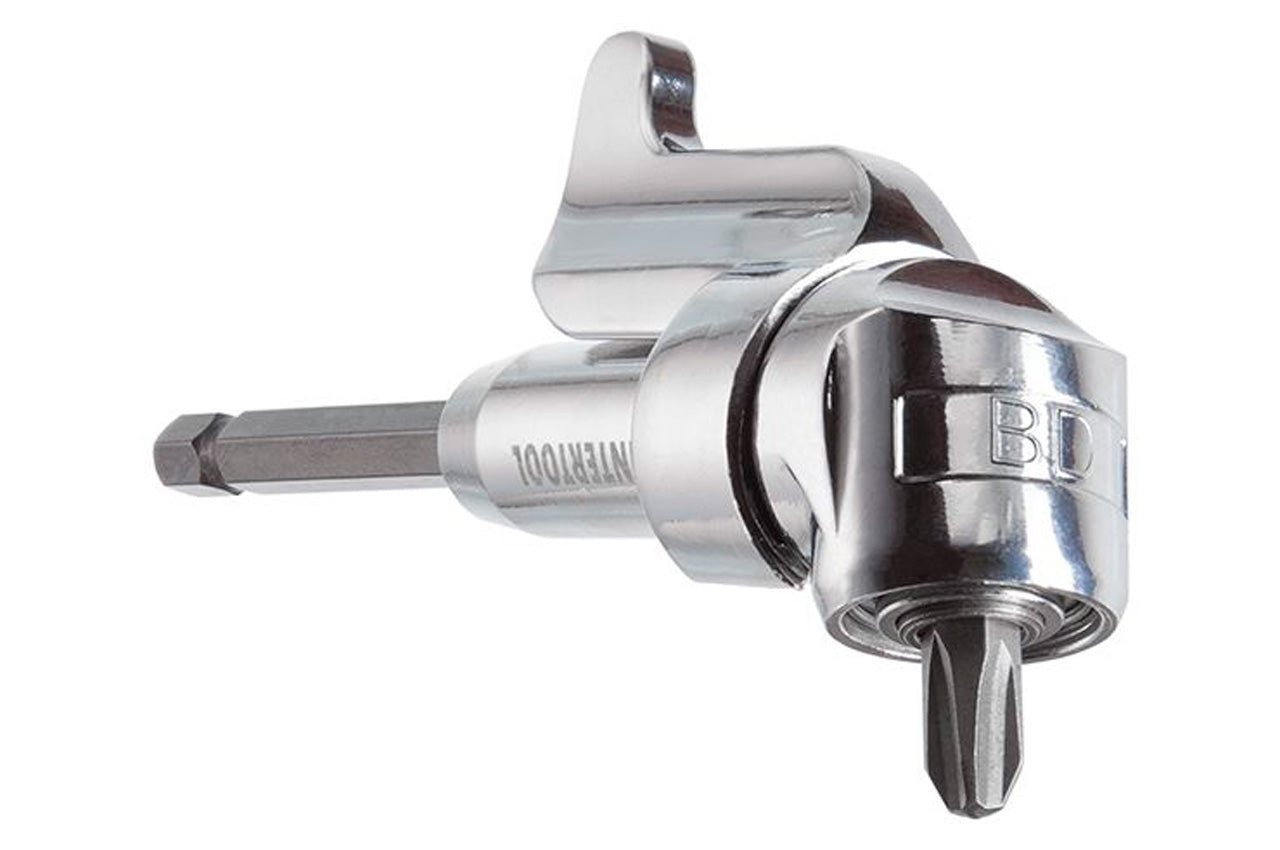 Угловой адаптер Intertool - для отверточных насадок 1/4"