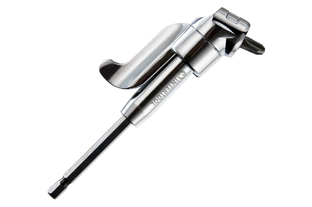 Угловой адаптер Intertool - для отверточных насадок 1/4"