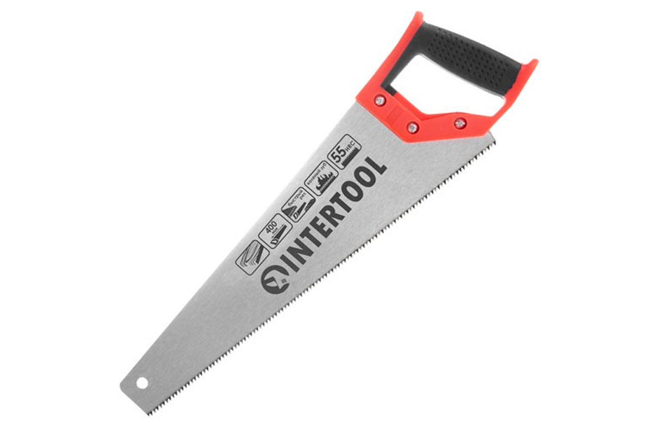 Ножовка по дереву Intertool - 400 мм 7T х 1" x 2D