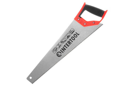 Ножовка по дереву Intertool - 450 мм 7T х 1"