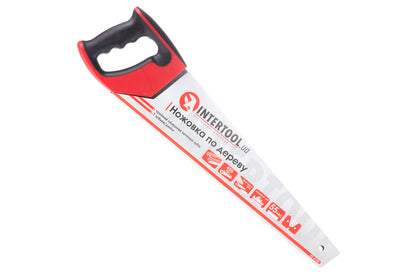 Ножовка по дереву Intertool - 450 мм тройная заточка 7T х 1"