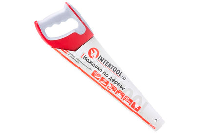 Ножовка по дереву Intertool - 400 мм тройная заточка 11T х 1"