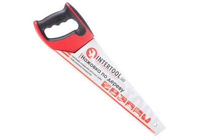 Ножовка по дереву Intertool - 400 мм тройная заточка 7T х 1" с тефлоновым покрытием