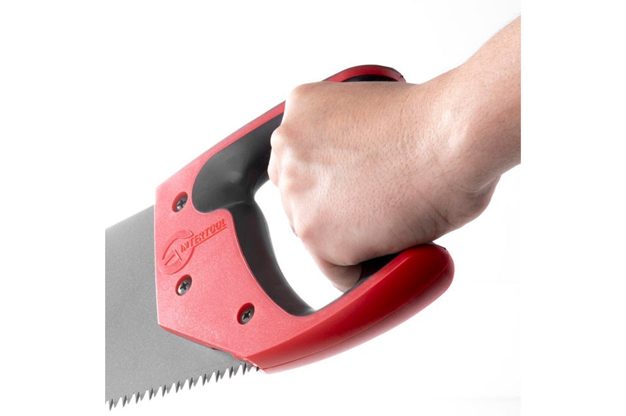 Ножовка по дереву Intertool - 450 мм тройная заточка 7T х 1" с тефлоновым покрытием