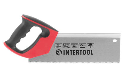 Ножовка по дереву пасовочная Intertool - 300 мм 12T х 1"