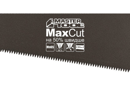 Ножівка по дереву Mastertool - 400 мм 7T х 1", потрійне заточення з тефлоновим покриттям