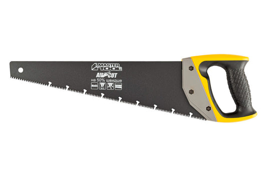 Ножовка по дереву Mastertool - 400 мм 10T х 1", тройная заточка с тефлоновым покрытием