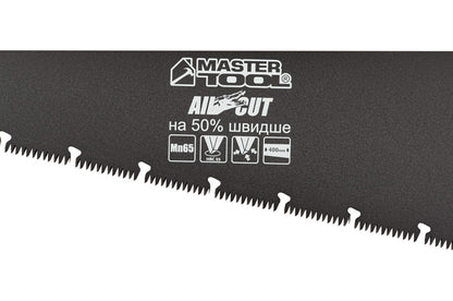 Ножовка по дереву Mastertool - 400 мм 10T х 1", тройная заточка с тефлоновым покрытием