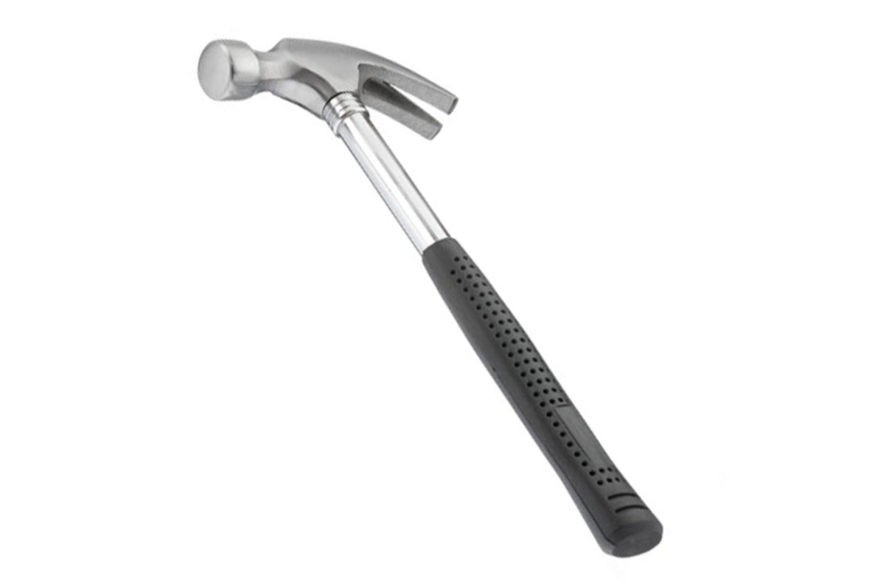 Молоток-гвоздодер Intertool - 450 г ручка металл