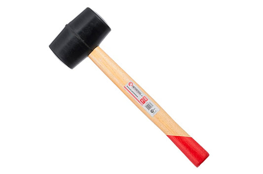 Киянка Intertool - 350 г х 55 мм черная, ручка деревянная