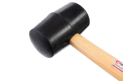 Киянка Intertool - 350 г х 55 мм черная, ручка деревянная