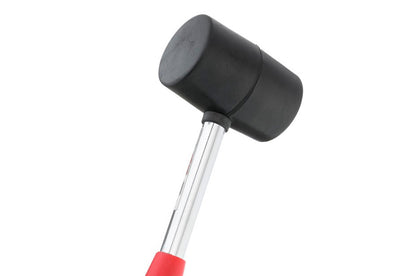 Киянка Intertool - 450 г х 65 мм черная, ручка металл