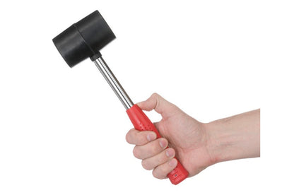 Киянка Intertool - 450 г х 65 мм черная, ручка металл