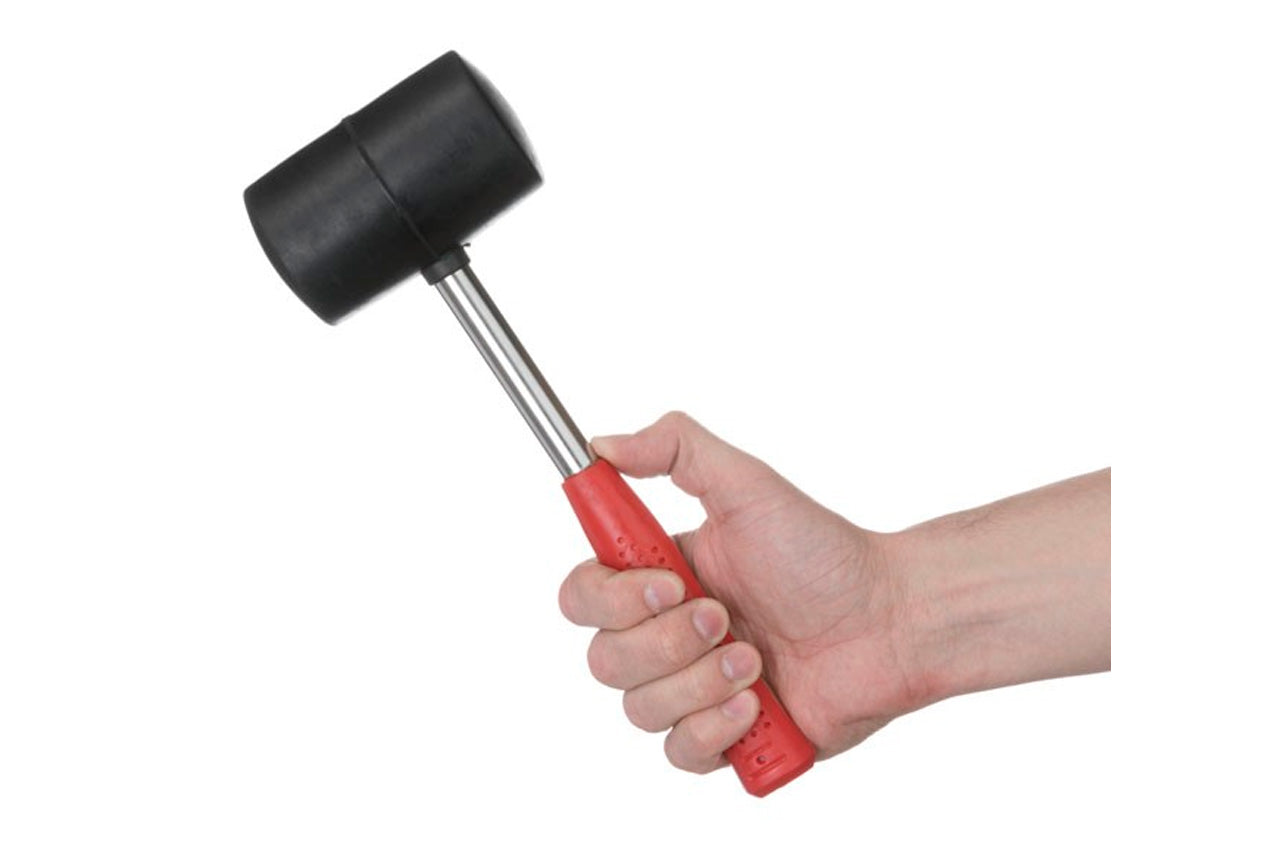 Киянка Intertool - 680 г х 80 мм черная, ручка металл