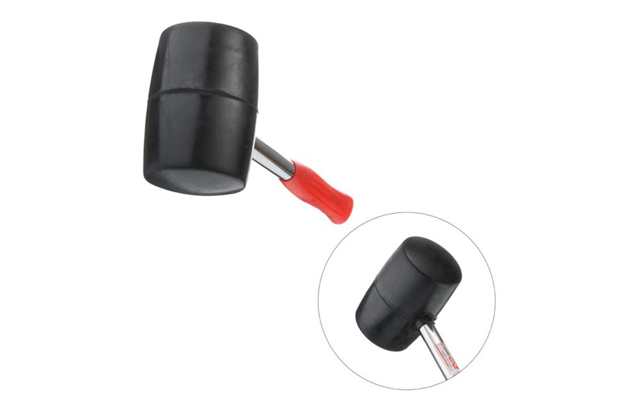 Киянка Intertool - 900 г х 90 мм черная, ручка металл