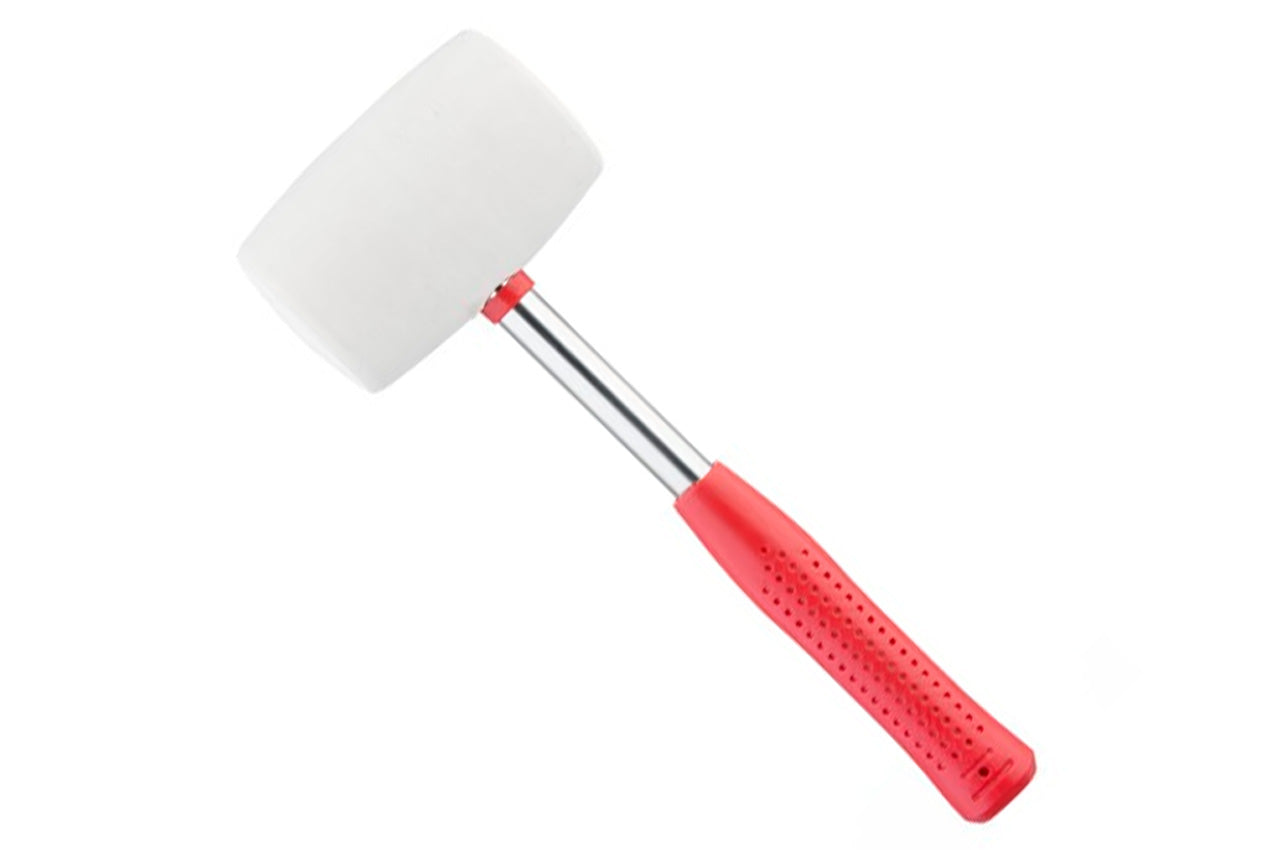 Киянка Intertool - 680 г х 80 мм белая, ручка металл