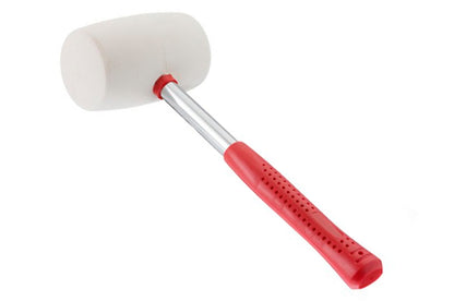 Киянка Intertool - 680 г х 80 мм белая, ручка металл