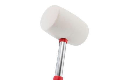 Киянка Intertool - 680 г х 80 мм белая, ручка металл