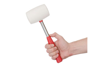 Киянка Intertool - 680 г х 80 мм белая, ручка металл