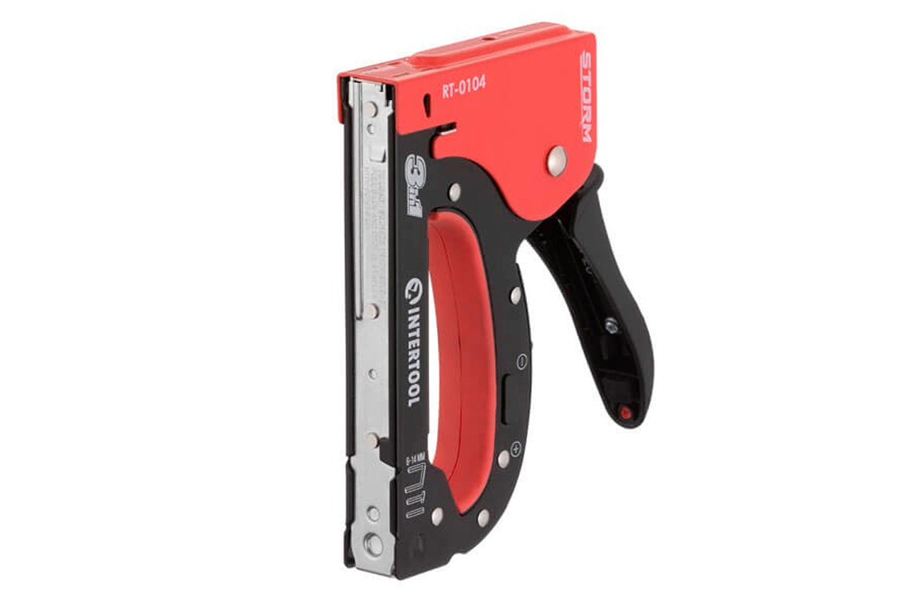 Степлер Intertool - скоба 4-14 мм x гвоздь 14 мм x шпилька 14 мм Storm