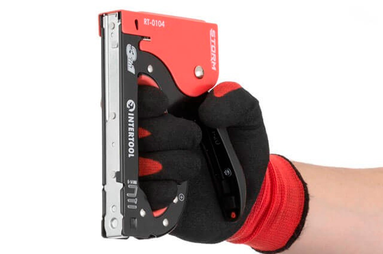 Степлер Intertool - скоба 4-14 мм x гвоздь 14 мм x шпилька 14 мм Storm
