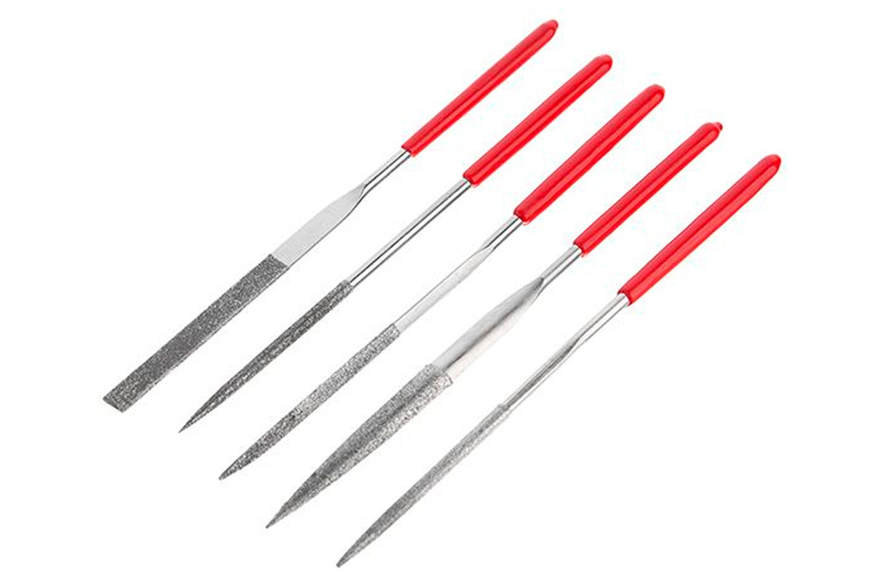 Набор алмазных надфилей Intertool - 5 шт.