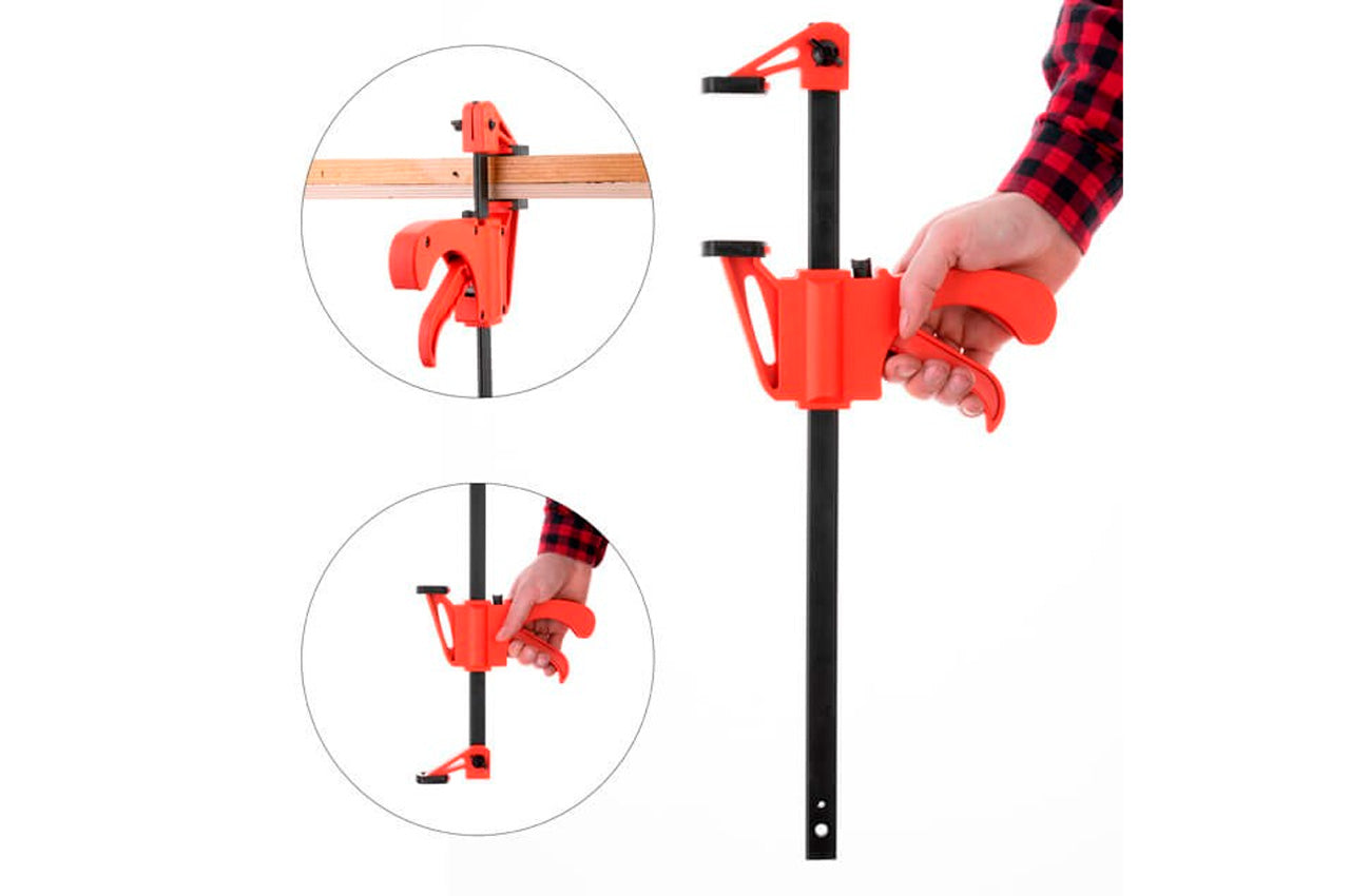 Струбцина автомат Intertool - 300 х 60 мм