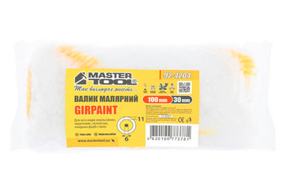 Валик гирпаинт Mastertool - 6 х 30 х 100 мм